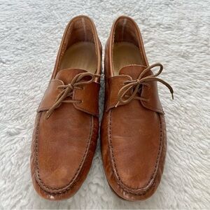 Florsheim Brown Vintage Leather Lace Up Men’s Shoes Size 10.5